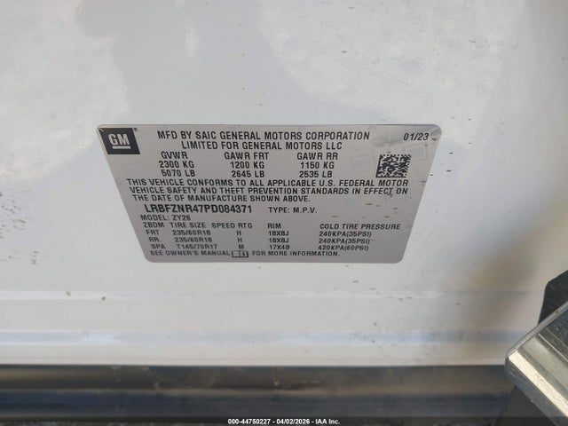 Aukcja sprzedaży 2023 Buick Envision Essence Fwd, vin: LRBFZNR47PD084371, numer aukcji: 44750227