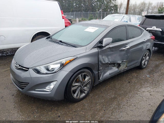 Hyundai Elantra Limited 2014 5NPDH4AE0EH502593 Image 2