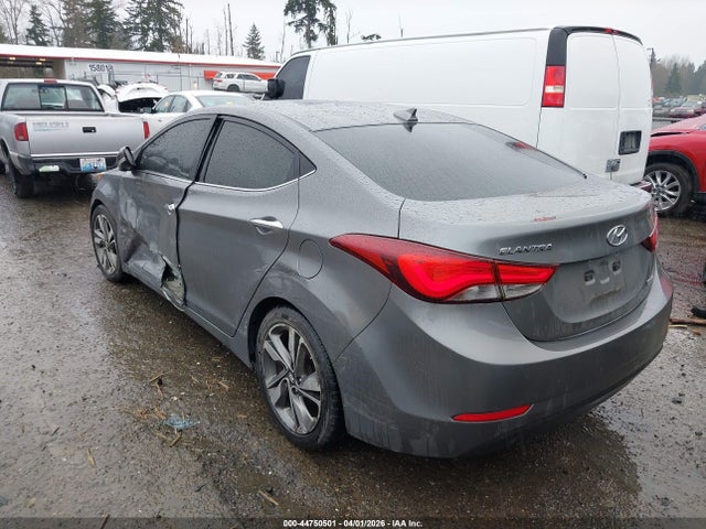 Hyundai Elantra Limited 2014 5NPDH4AE0EH502593 Image 3