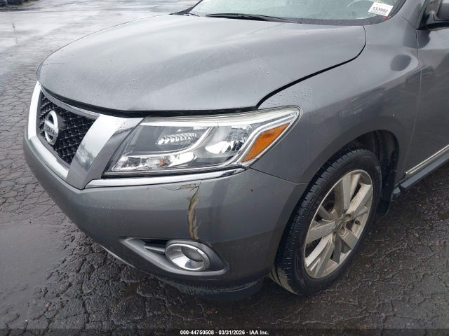 2015 Nissan Pathfinder Platinum/s/sl/sv მანქანა იყიდება აუქციონზე, vin: 5N1AR2MM0FC703135, აუქციონის ნომერი: 44750508