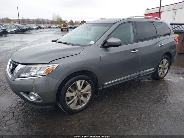 2015 Nissan Pathfinder Platinum/s/sl/sv მანქანა იყიდება აუქციონზე, vin: 5N1AR2MM0FC703135, აუქციონის ნომერი: 44750508