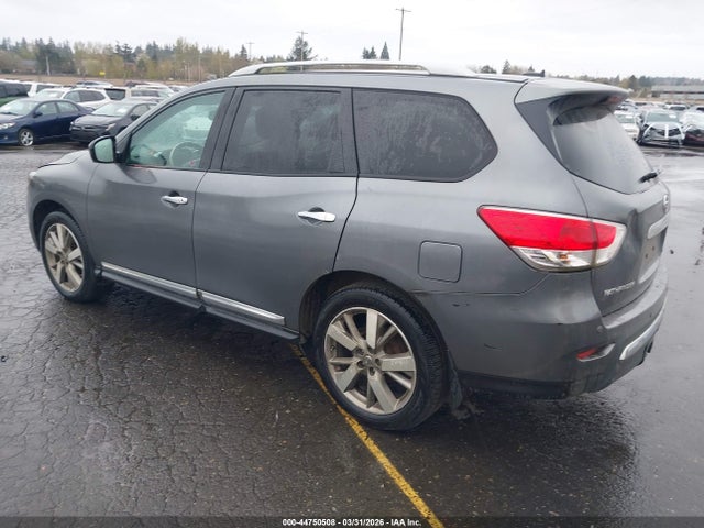 2015 Nissan Pathfinder Platinum/s/sl/sv მანქანა იყიდება აუქციონზე, vin: 5N1AR2MM0FC703135, აუქციონის ნომერი: 44750508