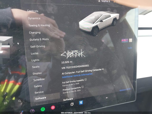 Продаж на аукціоні авто 2025 Tesla Cybertruck All-wheel Drive, vin: 7G2CEHED4SA060001, номер лоту: 44750620