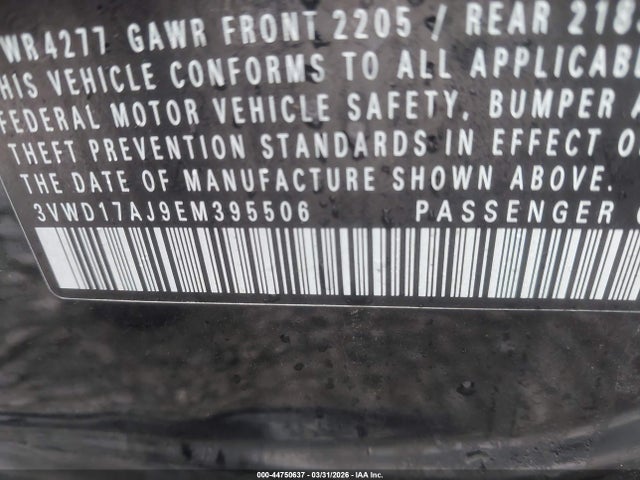 2014 VOLKSWAGEN JETTA 3VWD17AJ9EM395506 Photo 8