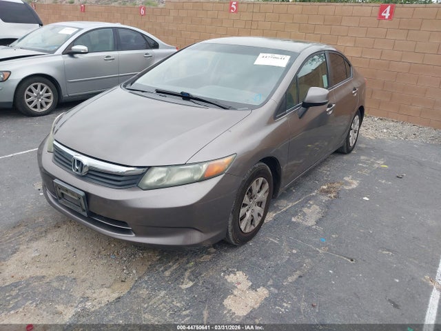 44750641 :رقم المزاد ، 2HGFB2F5XCH589501 vin ، 2012 Honda Civic Lx مزاد بيع
