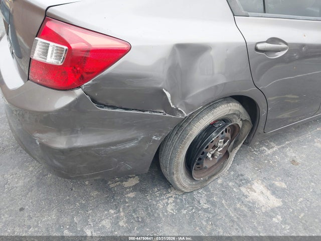 44750641 :رقم المزاد ، 2HGFB2F5XCH589501 vin ، 2012 Honda Civic Lx مزاد بيع