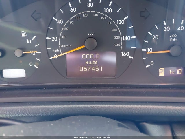 Aukcja sprzedaży 2003 Mercedes-benz Clk 320, vin: WDBLK65G83T135292, numer aukcji: 44750742