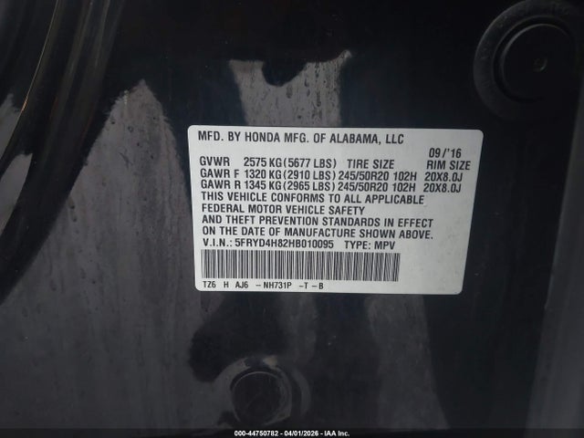 2017 ACURA MDX 5FRYD4H82HB010095 Photo 8