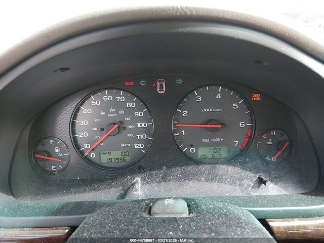 2002 Subaru Outback Limited მანქანა იყიდება აუქციონზე, vin: 4S3BH686926653505, აუქციონის ნომერი: 44750867