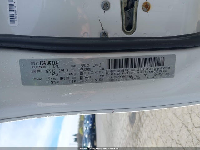 Продаж на аукціоні авто 2019 Jeep Cherokee Limited 4x4, vin: 1C4PJMDX9KD303946, номер лоту: 44750901