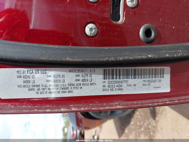 Продаж на аукціоні авто 2019 Dodge Challenger Sxt, vin: 2C3CDZAG3KH677757, номер лоту: 44750977