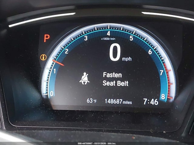 Honda Civic Lx 2019 2HGFC2F64KH560418 Image 16