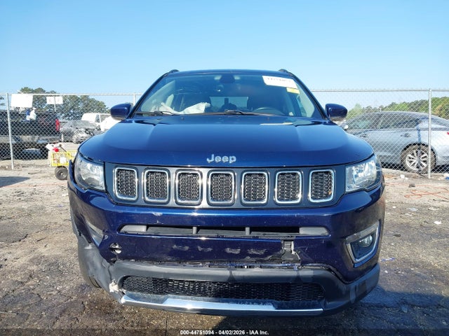 2018 Jeep Compass Limited 4x4 მანქანა იყიდება აუქციონზე, vin: 3C4NJDCB3JT231633, აუქციონის ნომერი: 44751094