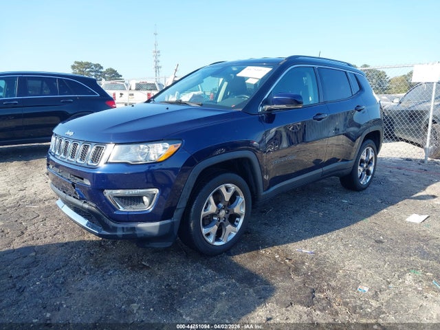 2018 Jeep Compass Limited 4x4 მანქანა იყიდება აუქციონზე, vin: 3C4NJDCB3JT231633, აუქციონის ნომერი: 44751094