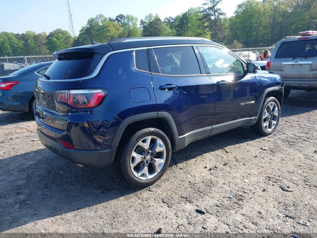 2018 Jeep Compass Limited 4x4 მანქანა იყიდება აუქციონზე, vin: 3C4NJDCB3JT231633, აუქციონის ნომერი: 44751094