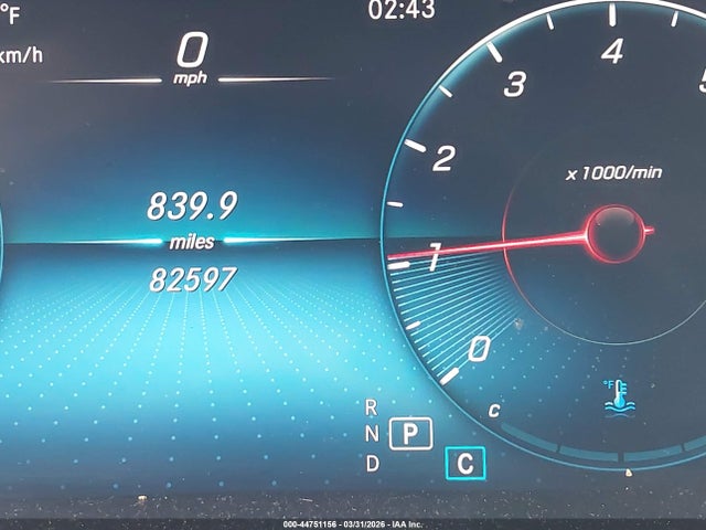 44751156 :رقم المزاد ، W1N0G8EB3LF865236 vin ، 2020 Mercedes-benz Glc 300 4matic مزاد بيع