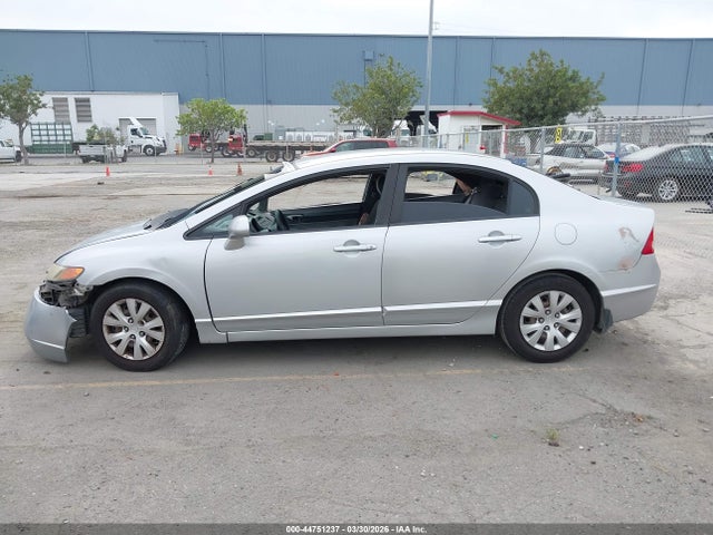 2008 Honda Civic Lx მანქანა იყიდება აუქციონზე, vin: 1HGFA16578L067383, აუქციონის ნომერი: 44751237