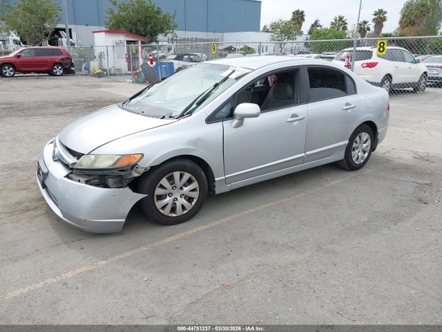 2008 Honda Civic Lx მანქანა იყიდება აუქციონზე, vin: 1HGFA16578L067383, აუქციონის ნომერი: 44751237