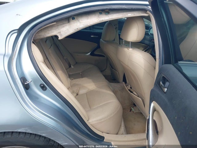 44751276 :رقم المزاد ، JTHBK262372045101 vin ، 2007 Lexus Is 250 مزاد بيع