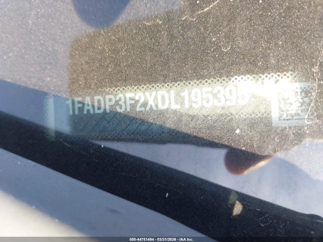 44751494 :رقم المزاد ، 1FADP3F2XDL195395 vin ، 2013 Ford Focus Se مزاد بيع