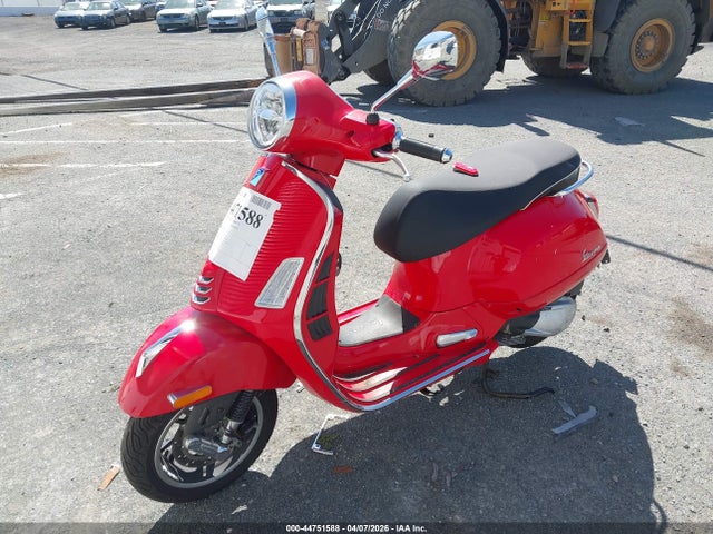 2025 Vespa Gts/sei Giorni 300 მანქანა იყიდება აუქციონზე, vin: ZAPMD39M5S5201863, აუქციონის ნომერი: 44751588