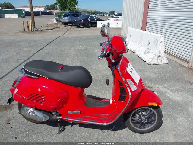 2025 Vespa Gts/sei Giorni 300 მანქანა იყიდება აუქციონზე, vin: ZAPMD39M5S5201863, აუქციონის ნომერი: 44751588