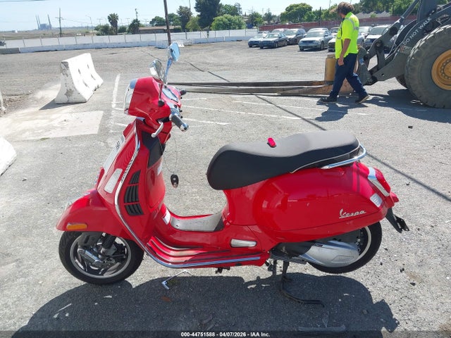 2025 Vespa Gts/sei Giorni 300 მანქანა იყიდება აუქციონზე, vin: ZAPMD39M5S5201863, აუქციონის ნომერი: 44751588
