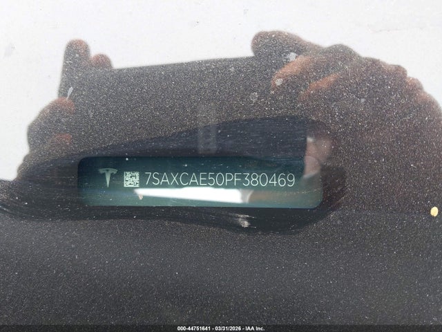 44751641 :رقم المزاد ، 7SAXCAE50PF380469 vin ، 2023 Tesla Model X Dual Motor All-wheel Drive/standard Range مزاد بيع