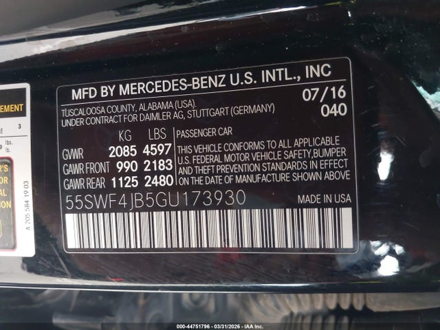 2016 MERCEDES-BENZ C 300 55SWF4JB5GU173930 Photo 8