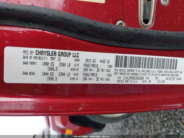 2012 JEEP PATRIOT 1C4NJPBA9CD683900 Photo 8