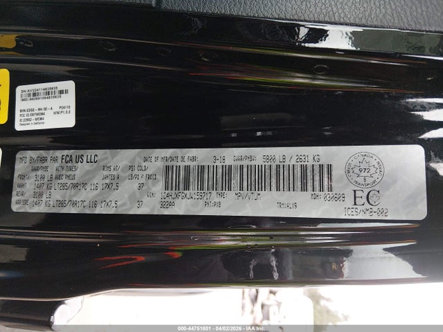 1C4HJXFGXJW159717 Jeep Wrangler Unlimited Rubicon