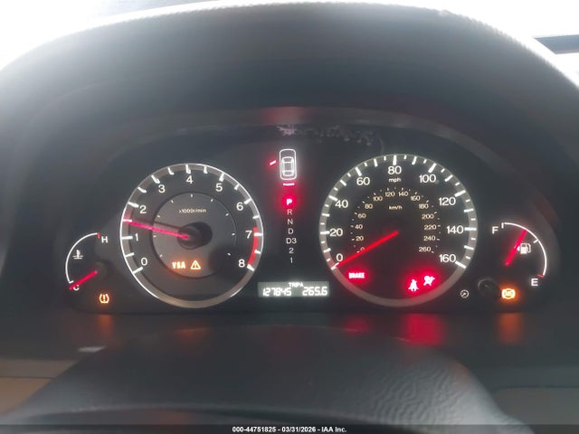 44751825 :رقم المزاد ، 1HGCP26319A160080 vin ، 2009 Honda Accord 2.4 Lx مزاد بيع