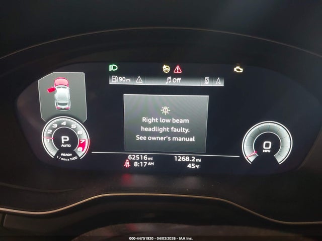 44751920 :رقم المزاد ، WAUFACF50MA032813 vin ، 2021 Audi A5 Sportback Premium Plus 45 Tfsi Quattro S Tronic مزاد بيع