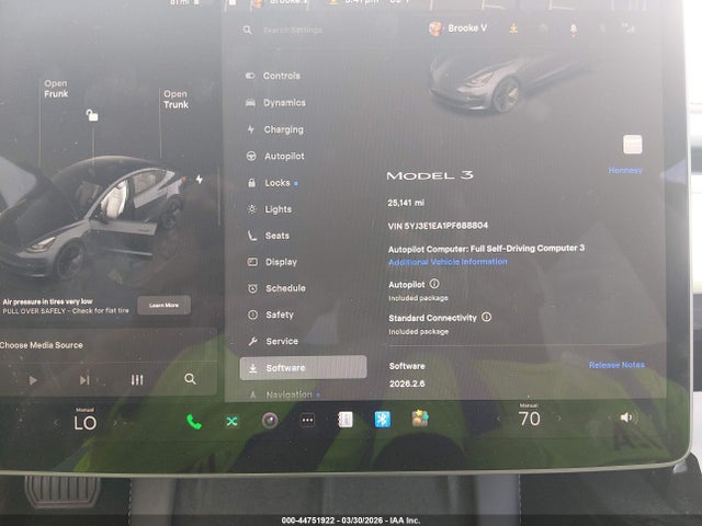 2023 TESLA MODEL 3 5YJ3E1EA1PF688804 Photo 6