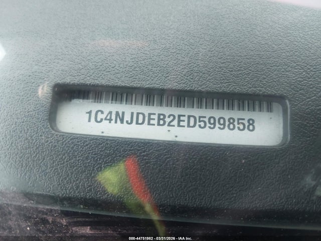 44751982 :رقم المزاد ، 1C4NJDEB2ED599858 vin ، 2014 Jeep Compass Latitude مزاد بيع