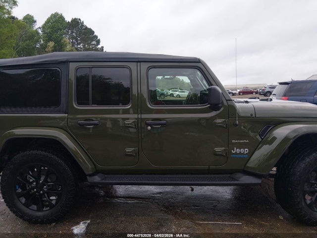 2022 Jeep Wrangler 4xe Unlimited Sahara 4x4 მანქანა იყიდება აუქციონზე, vin: 1C4JJXP60NW182775, აუქციონის ნომერი: 44752028