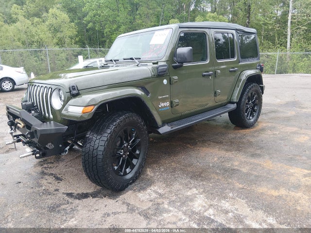 2022 Jeep Wrangler 4xe Unlimited Sahara 4x4 მანქანა იყიდება აუქციონზე, vin: 1C4JJXP60NW182775, აუქციონის ნომერი: 44752028