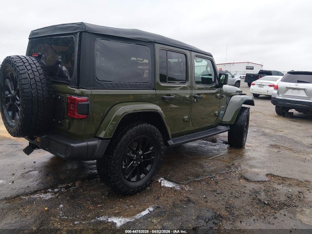 2022 Jeep Wrangler 4xe Unlimited Sahara 4x4 მანქანა იყიდება აუქციონზე, vin: 1C4JJXP60NW182775, აუქციონის ნომერი: 44752028