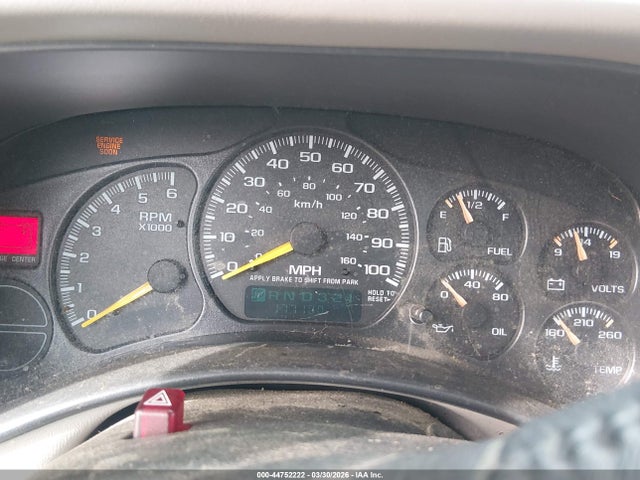 44752222 :رقم المزاد ، 1GKEK13T41R169256 vin ، 2001 Gmc Yukon Slt مزاد بيع