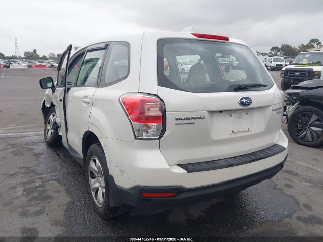 2017 Subaru Forester 2.5i მანქანა იყიდება აუქციონზე, vin: JF2SJAAC2HH450462, აუქციონის ნომერი: 44752246