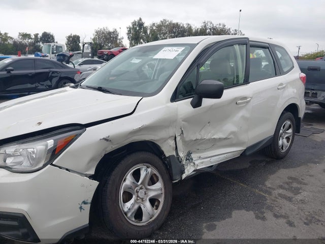 2017 Subaru Forester 2.5i მანქანა იყიდება აუქციონზე, vin: JF2SJAAC2HH450462, აუქციონის ნომერი: 44752246