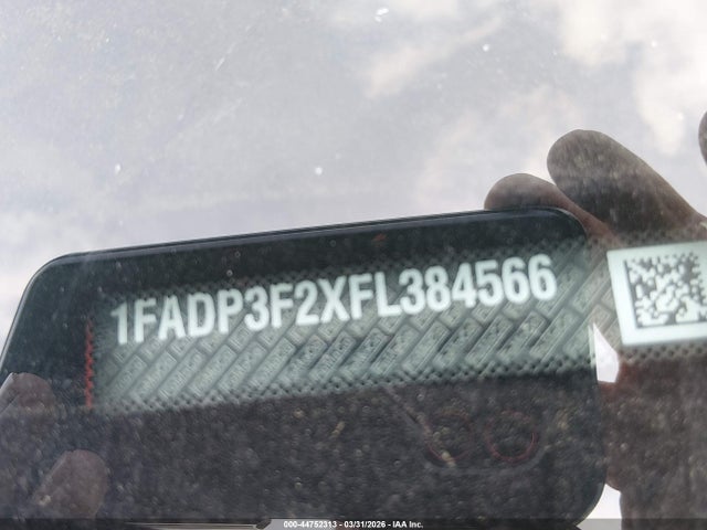 Ford FOCUS SE 2015 1FADP3F2XFL384566 Image 9