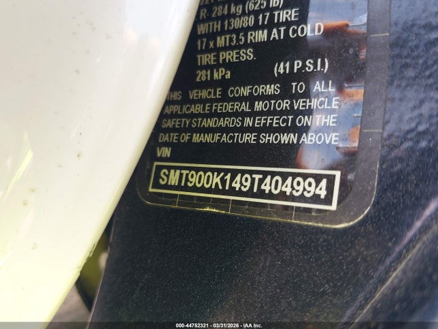 Продаж на аукціоні авто 2009 Triumph Motorcycle Bonneville, vin: SMT900K149T404994, номер лоту: 44752321