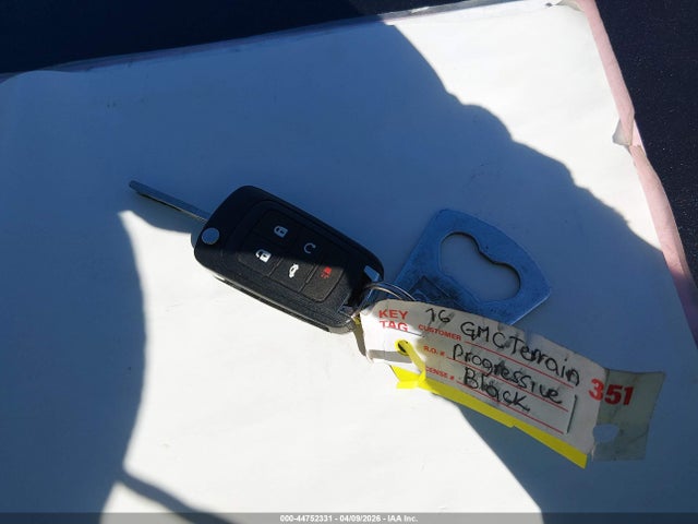 Продажа на аукционе авто 2016 Gmc Terrain Sle-2, vin: 2GKFLTEK9G6265292, номер лота: 44752331
