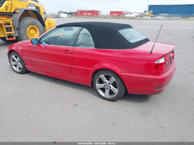2006 Bmw 325ci მანქანა იყიდება აუქციონზე, vin: WBABW33416PX86069, აუქციონის ნომერი: 44752438