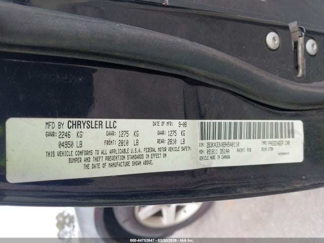 Aukcja sprzedaży 2009 Dodge Charger Sxt, vin: 2B3KA33V89H540110, numer aukcji: 44752647