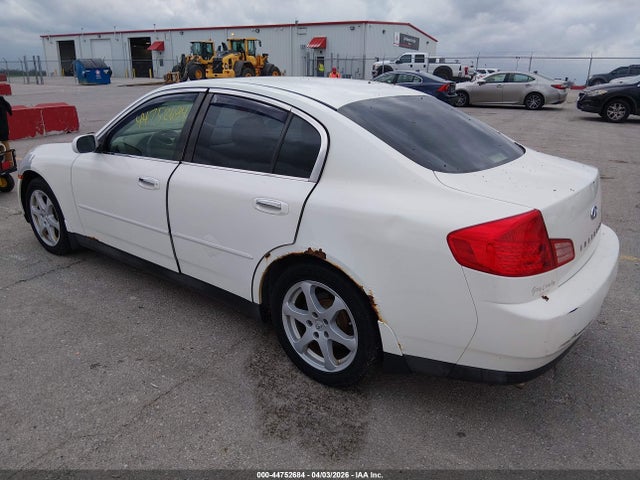 2004 Infiniti G35x მანქანა იყიდება აუქციონზე, vin: JNKCV51F54M720079, აუქციონის ნომერი: 44752684