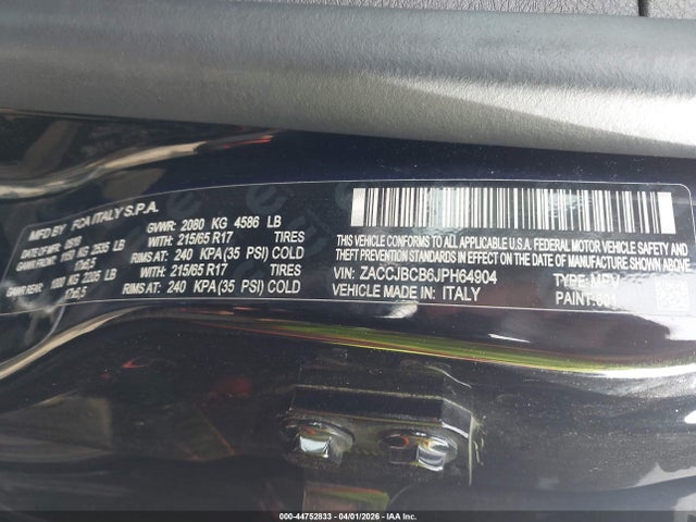 Jeep Renegade Trailhawk 4x4 2018 ZACCJBCB6JPH64904 Image 9