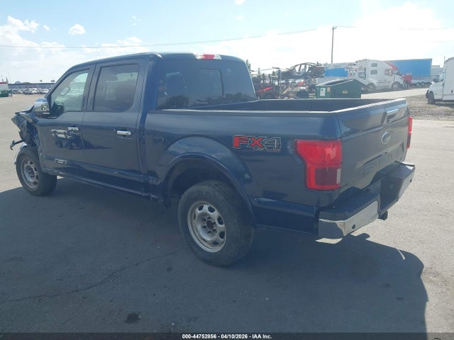 2018 Ford F-150 Lariat მანქანა იყიდება აუქციონზე, vin: 1FTEW1EGXJFD43512, აუქციონის ნომერი: 44752856