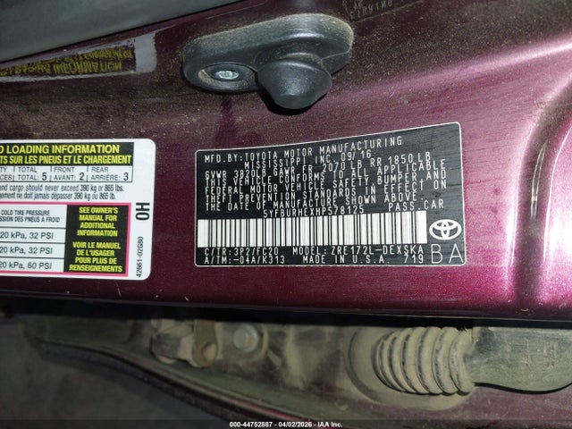 Toyota Corolla Se Special Edition 2017 5YFBURHEXHP578125 Image 9